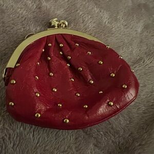 Hobo soft leather purse charm coin purse